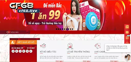 Giao diện website của Lixi info