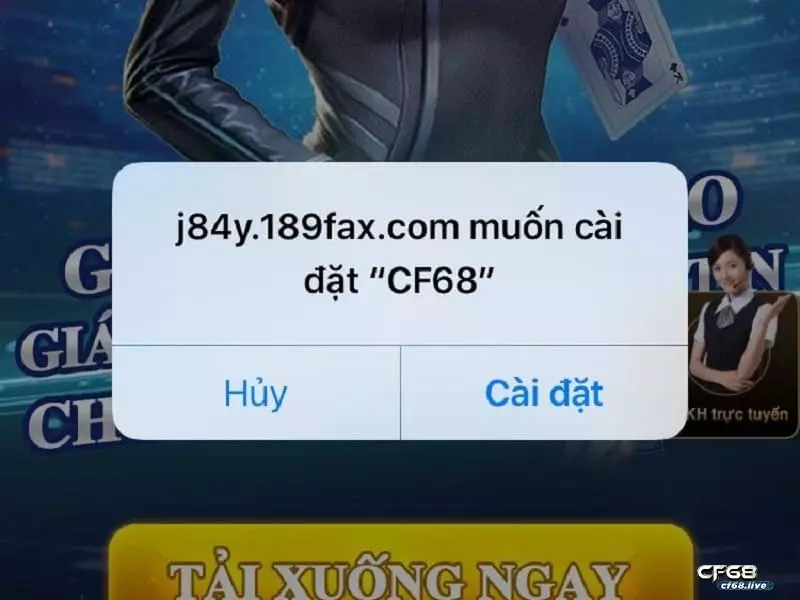 cách tải cf68 trên iphone