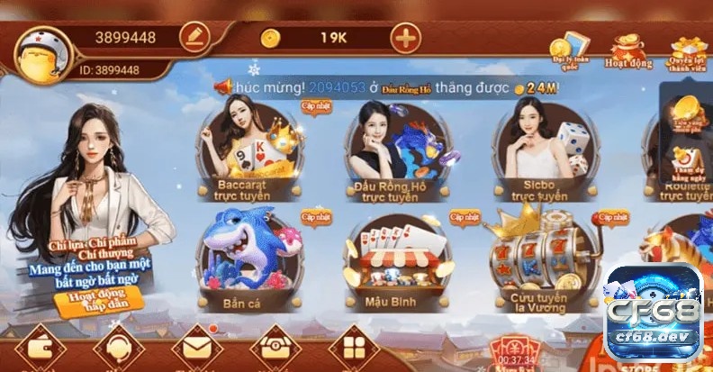 Tìm hiểu về bắn cá game tại CF68