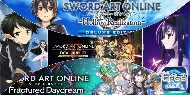 Dòng game Sword Art Online được phát triển dựa trên bộ light novel và anime cùng tên rất được yêu thích hiện nay